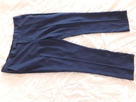 Spodnie Garniturowe Wizytowe Eleganckie w Pasie 124cm