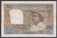 Madagaskar 50 franków 1969