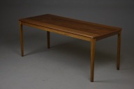 Skandynawski stolik kawowy palisander Mid-Century Modern, po renowacji