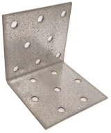 Kątownik-łącznik ciesielski perforowany 60x60x60 Stalco KP8 10szt