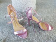 TD TRUE DECADENCE nr 41,5/8UK wysokie różowe sexy sandałki