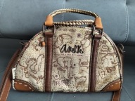 Hiszpańska oryginalna torebka damska wyrazista z pazurem dwustronna