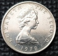 *ISLE OF MAN - WYSPA MAN [5025]*5 Five 1979 Pence Elżbieta II