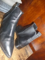 BOTKI-ACNE STUDIOS -R-41-WKL-26CM,SKÓRA NAT-SUPER OKAZJA.MADE IN ITALY.