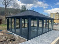 Altana altanka ogrodowa Ogród Zimowy A4 6x4 Full Glass