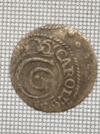 Ryga 1 szeląg, 1655 Karol X Gustaw 1654 -1660