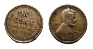Dwie jednocentówki Lincolna (Lincoln Wheat Cent) z 1942 i 1919.