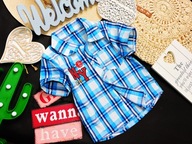 Kids - koszula krata turkus , New York r 92