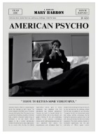 Plakat „Movie Times” – Minimalistyczny Plakat Filmowy w Stylu Gazety