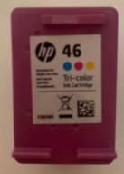 HP WKŁAD TUSZ GŁOWICA 46 CZ638A KOLOR ORYGINAŁ PUSTY