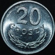 20 groszy 1968 - około menniczy egzemplarz