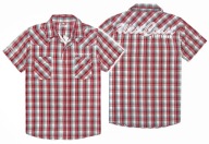 CROSSHATCH * KOSZULA krótki rękaw LOGO haft * S-M