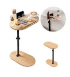 PRZENOŚNY BAMBUSOWY REGULOWANY STOLIK DO WANNY SALONU KAWOWY ŁASKA