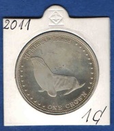 TRISTAN da CUNHA 1 Korona 2011 MORS / QE II