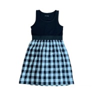 Sukienka do kolan czarna w kratkę Jennifer Taylor 36