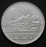 Rumunia1 leu 1966 - stan menniczy -