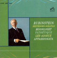 Beethoven Sonatas Moonlight, Les Adieux, Pathetique Artur Rubinstein FOLIA