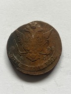 5 kopiejek 1772 EМ "Mennica Jekaterinburg" Rosja, Katarzyna II) Miedź