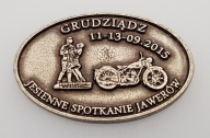 Znaczek, odznaka, blacha zlotowa, motocyklowa No.928
