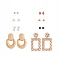 ZESTAW 8 PAR ELEGANCKICH KOLCZYKÓW SABINE AVON