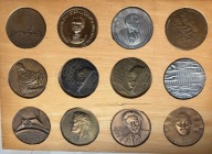 Polskie medale patriotyczne Dn 6 cm, 12 szt.