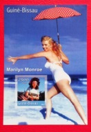 GWINEA BISSAU 2001 Marylin Monroe bez perforacji czyste**