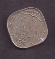 Indie Brytyjskie - 1/2 Anna 1947 rok