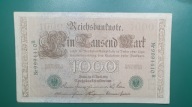 Niemcy, Banknot 1000 Marek 1910, Nr 999