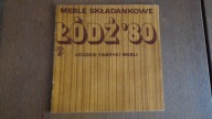 Folder Meble składankowe Łódź 80 Łódzkie Fabryki Mebli 1980 rok