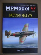 Model kartonowy - Mustang MK.I VVS 1:33