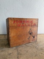 Stara skrzynka drewniana Johnny Walker