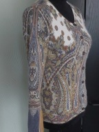 H&M efektowny rozpinany sweterek /S/