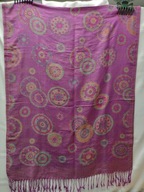 SCOTTS Co. Szal 200x70 NOWY Wiskoza i akryl