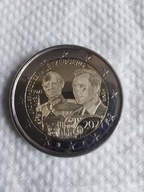 2 euro okolicznościowe Luksemburg 2021 - rocznica ur. Księcia Jana - foto