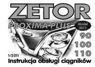 Zetor Proxima Plus 90, 100, 110 model 2011- instrukcja obsługi PL (2011)