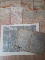 Zestaw map niemieckich i austriackich z okresu II wojny światowej