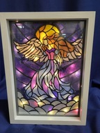 SztabMarki 77 Witraż z sylwetką ANIOŁA od SP4 Marki