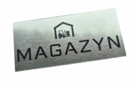 Tabliczka informacyjna MAGAZYN - grawer laserowy