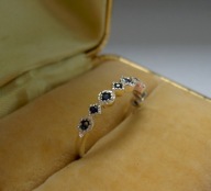 PIERŚCIONEK - NATURALNE SZAFIRY