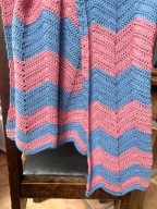 Bawełniany kocyk niemowlęcy handmade