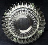 Kryształowa popielnica około 12,5 cm PRL