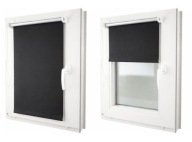 KOMPLET 6 Rolet Zaciemniających Rolety TERMO Termiczna 57X150 CZARNA