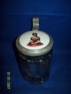 -OBNIŻKA--[@q1] Krysztalowy Szklany-Stary-Kufel ok,1880r-24-