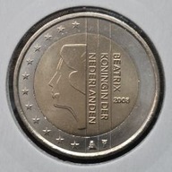**EURO HOLANDIA *2 euro *030* 2008r *UNC Beatrycze królowa Niderlandów