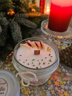 CITRONELLA zapachowa świeca sojowa *Prosto z Serca* drewniany knot 235ml