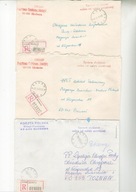 "R"Kłodawa-trzy koperty polecone