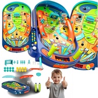 GRA STOŁOWA ZRĘCZNOŚCIOWA STÓŁ PINBALL MINI FLIPPER DLA DZIECI RODZINY