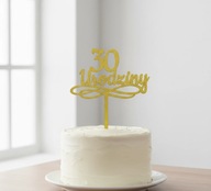topper na tort dekoracja personalizacja WYBÓR KOLORÓW URODZINY!!!