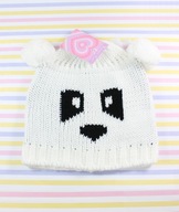 czapka MIŚ PANDA z uszami kawaii harajuku pompony