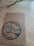 Kolczyki z żywicy z suszonymi kwiatami Wyjątkowe prezent